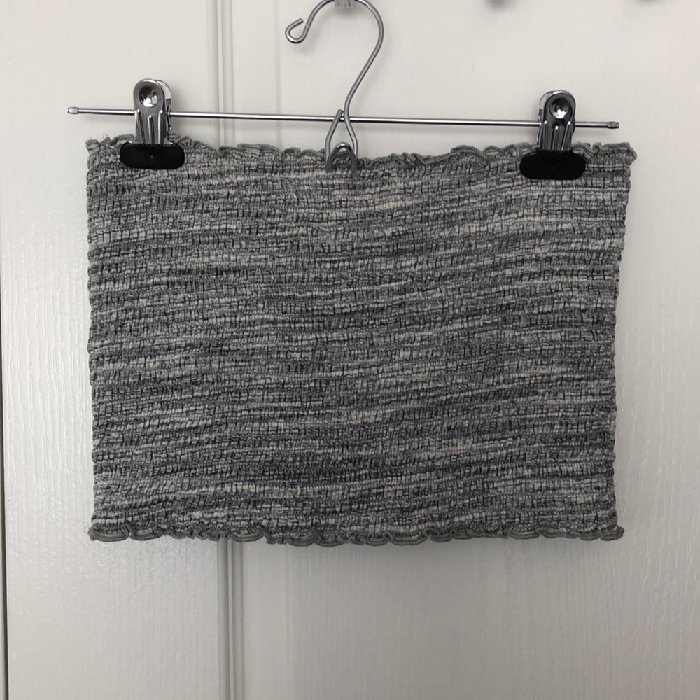 Holister grey tube top